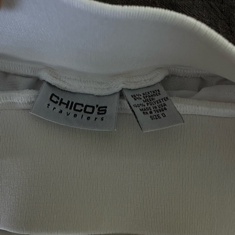 White High Rise Wide Leg Pants - Picture 3 of 3